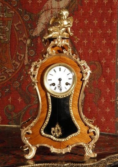 fig 1. Antique French Kingwood and Ormolu 